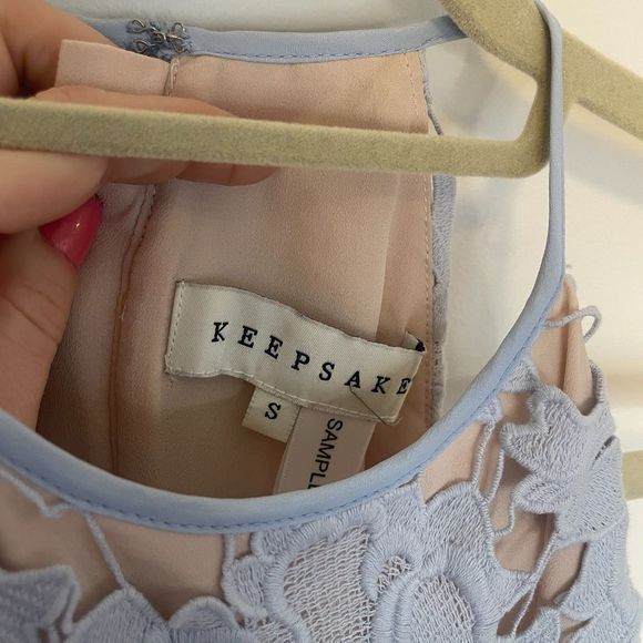 Keepsake The Label True Love Dress Size S Pastel Blue - Picture 7 of 8